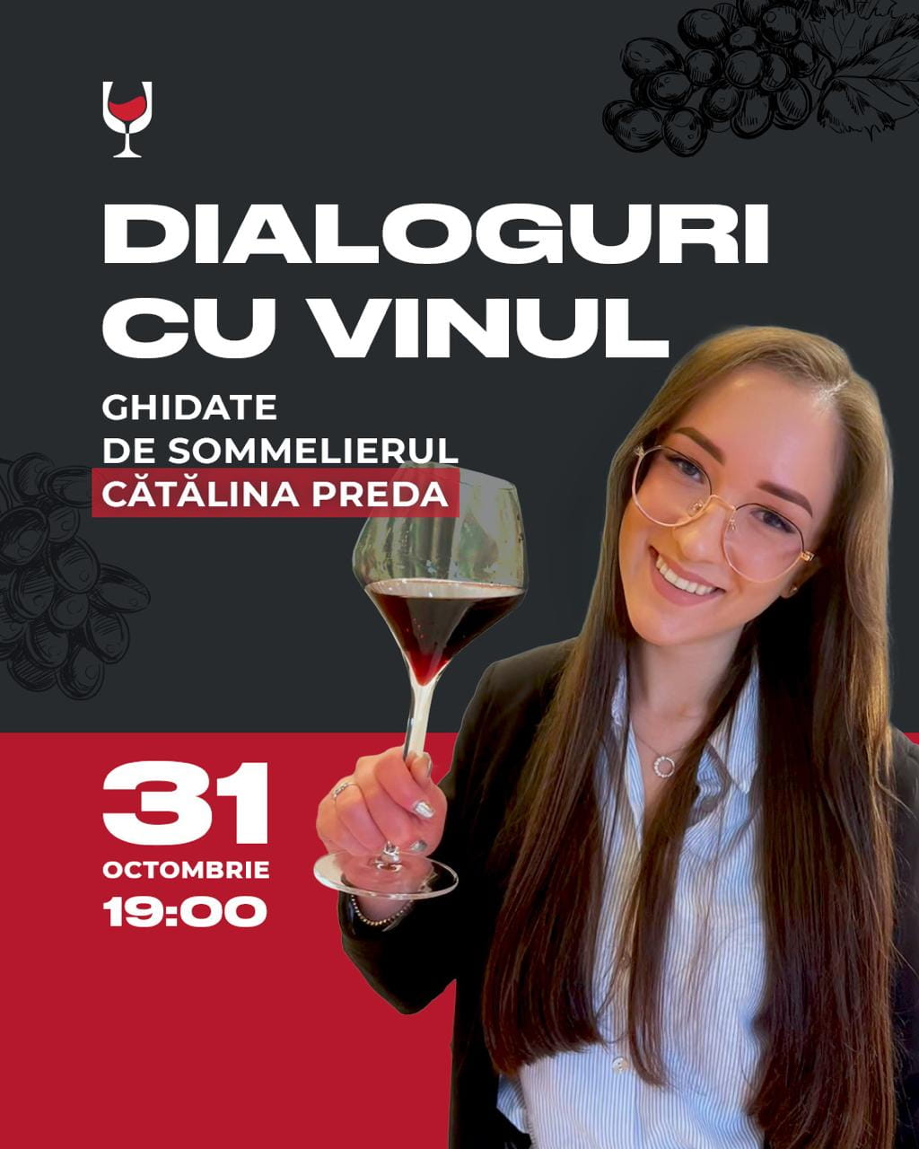 Ce faci pe 31 octombrie? Vino la o degustare altfel, cu mine