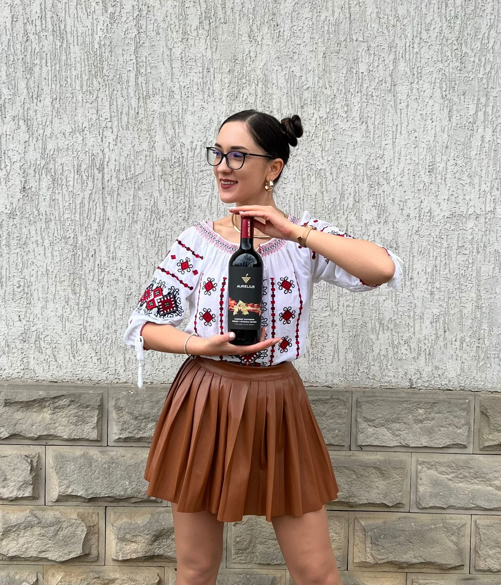 Catalina pasionată de vin