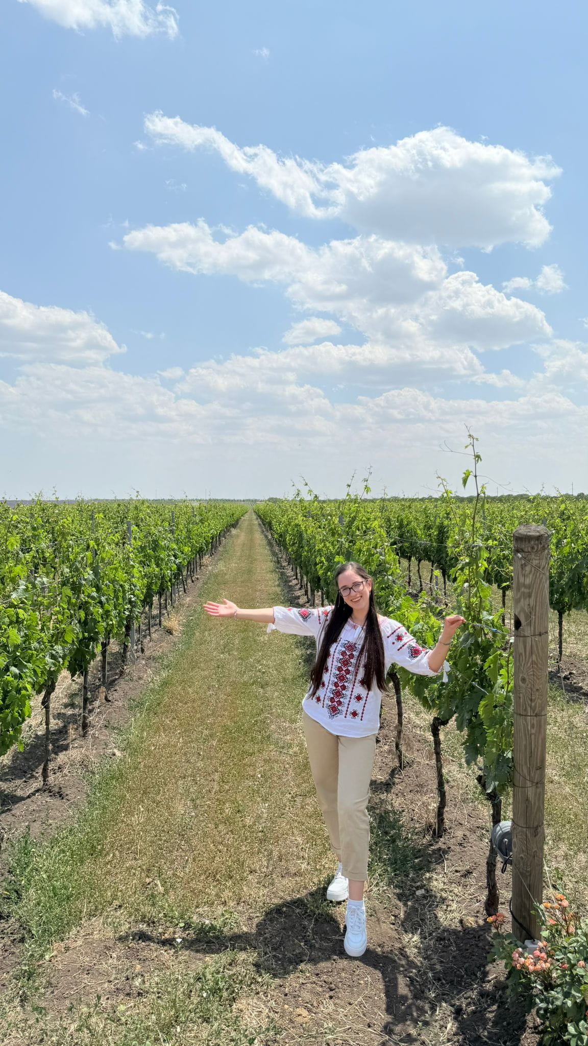 Catalina pasionată de vin